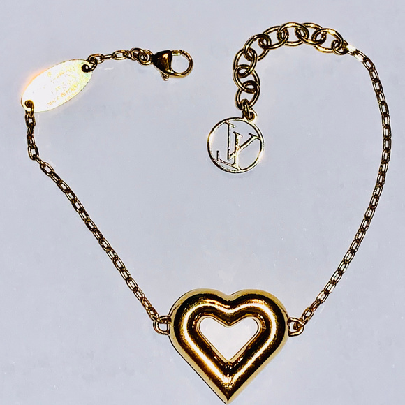 Louis Vuitton, Jewelry, Louis Vuitton Heart Bracelet